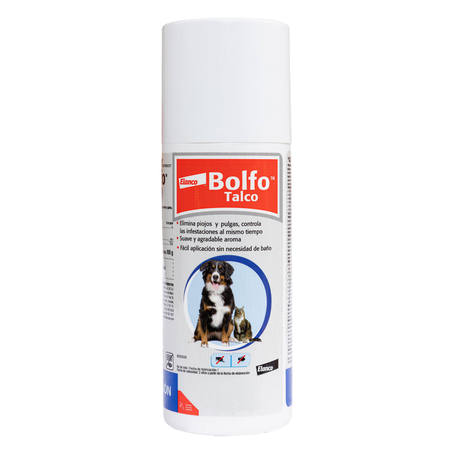 Talco anti pulgas para perros y gatos