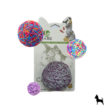 Pelota de estambre para gato