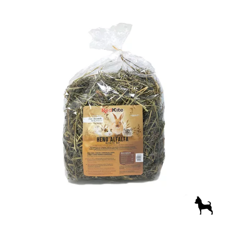 Heno De Alfalfa Redkite Para Conejo, Cuyo, Chinchilla 500gr