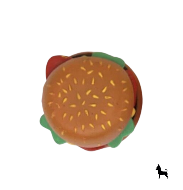 Juguete chillón para perro en forma de comida