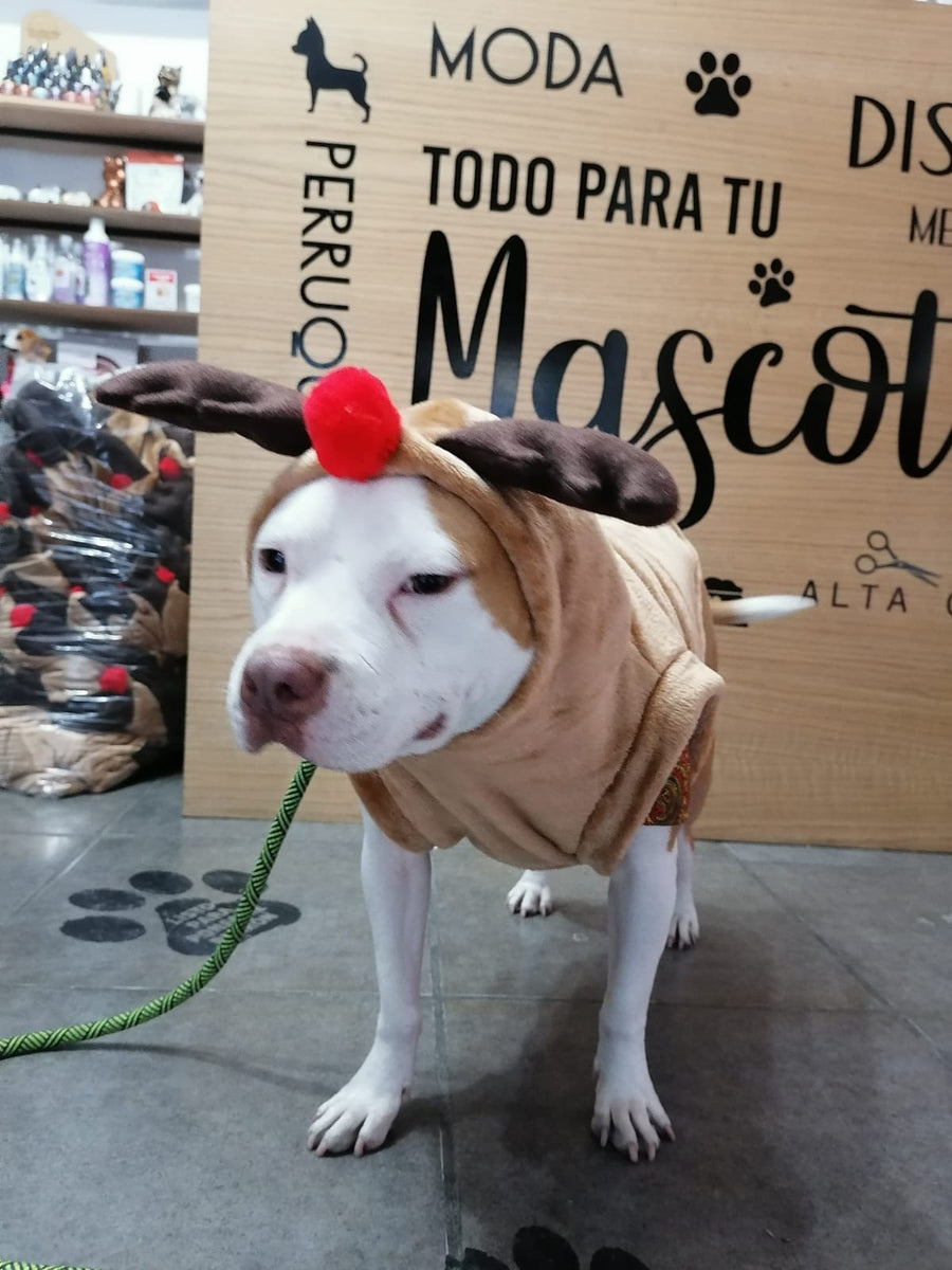 Sudadera de reno café