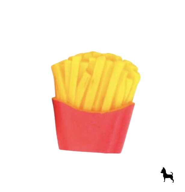 Juguete chillón para perro en forma de comida