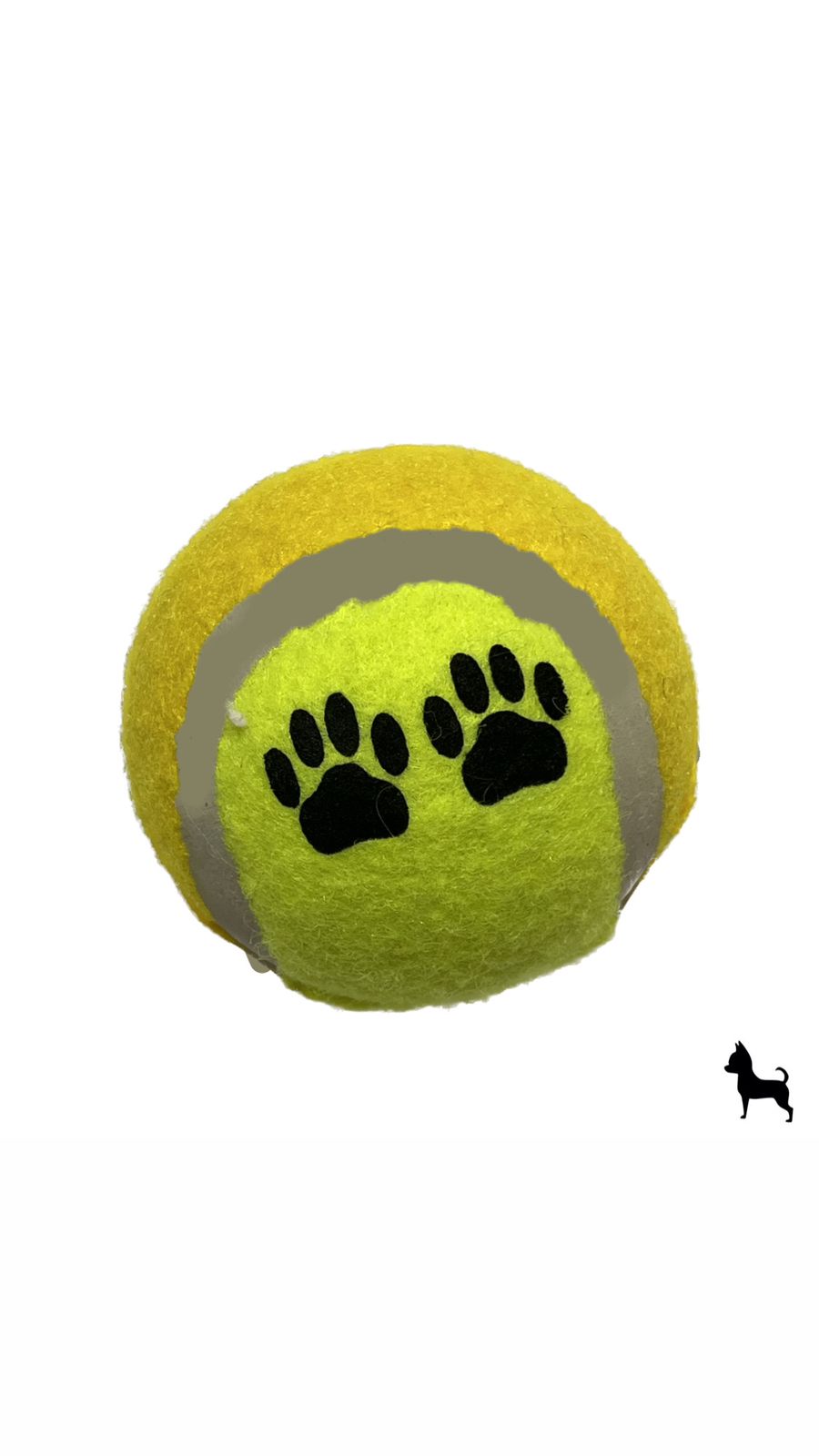 Juguete para Perros - Soga con Pelota de Tenis para Jalar