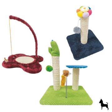 Rascador con base para gatos