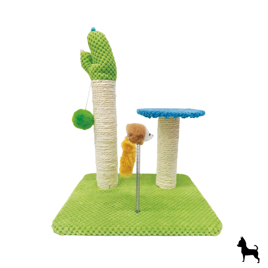 Rascador con base para gatos