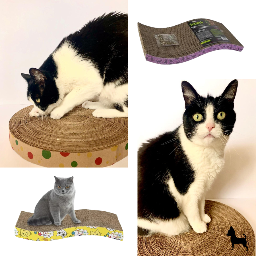 Rascador de cartón para gatos
