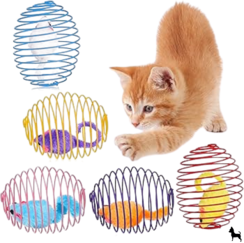 Bola de resorte para gatos