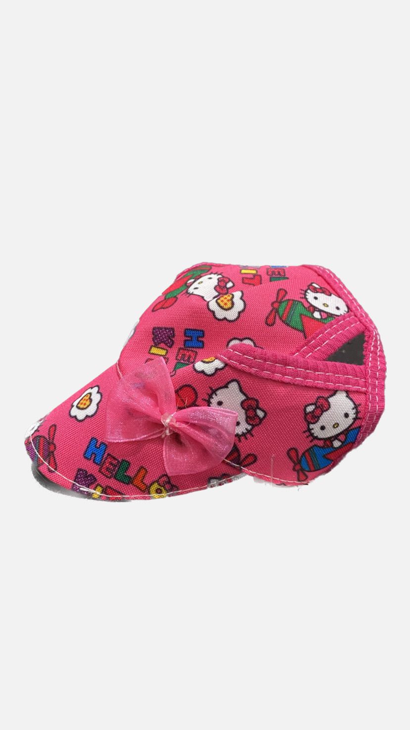 Gorra para perrito kitty rosa