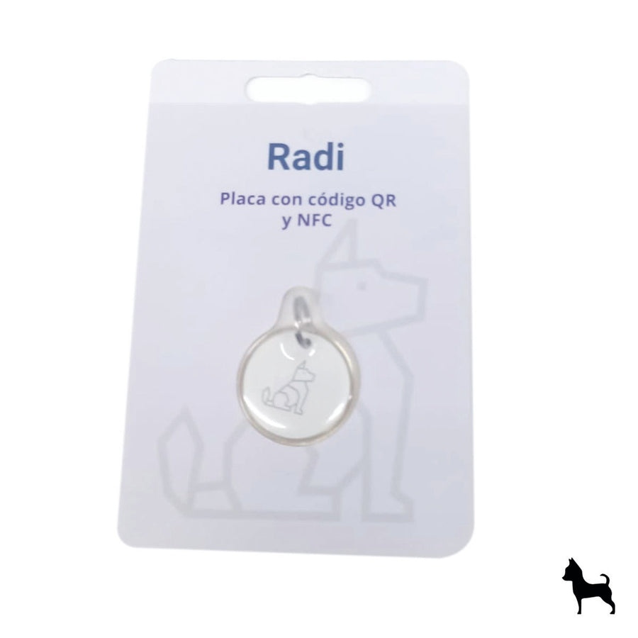 Radi - Placa con código QR