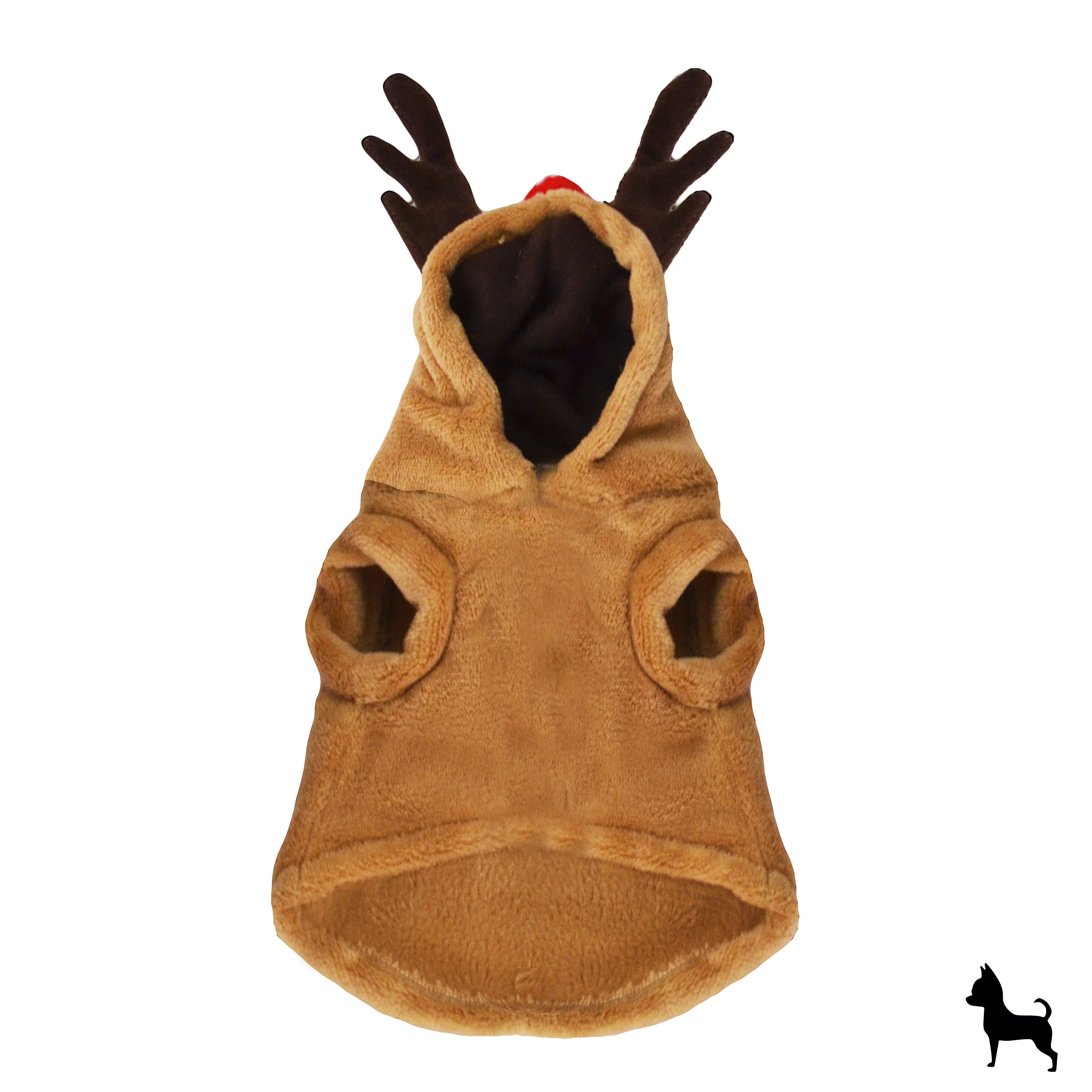 Sudadera de reno café